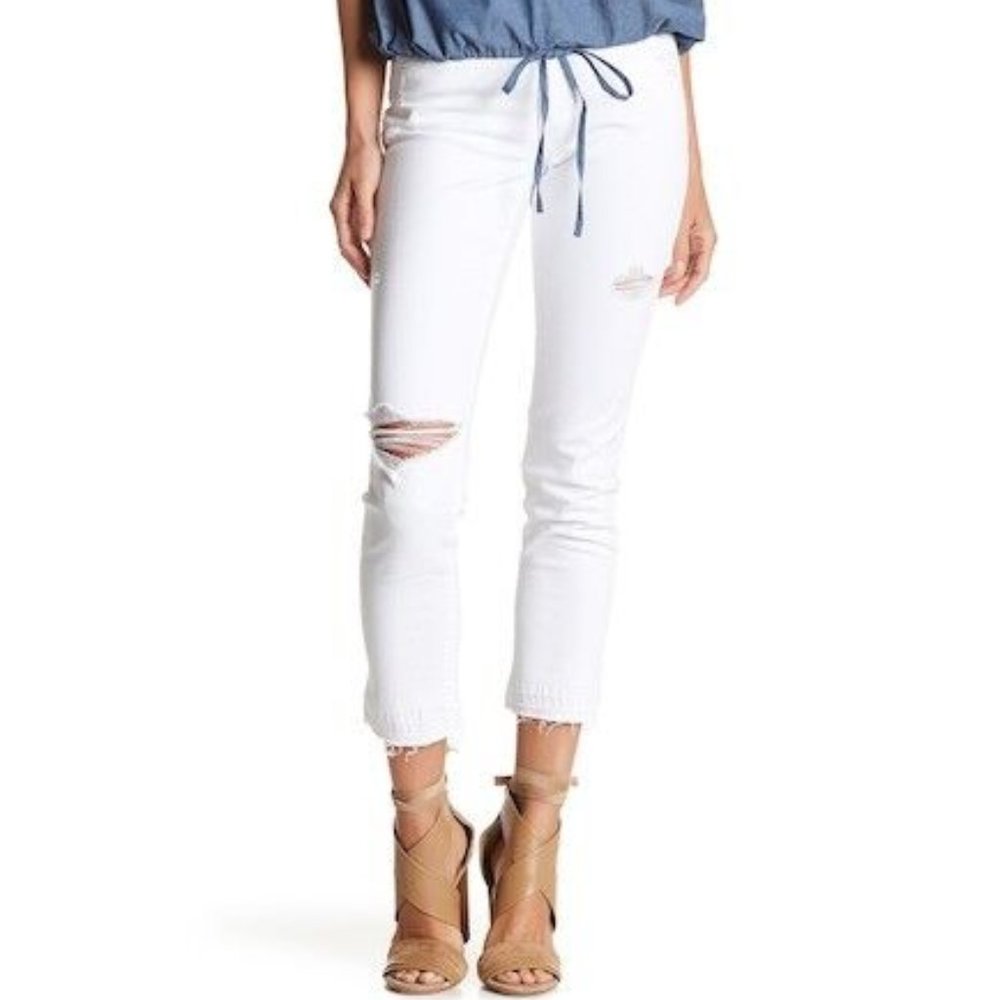 Joe's Jeans Cataza Released Hem Straight Leg Cropped in Azami
